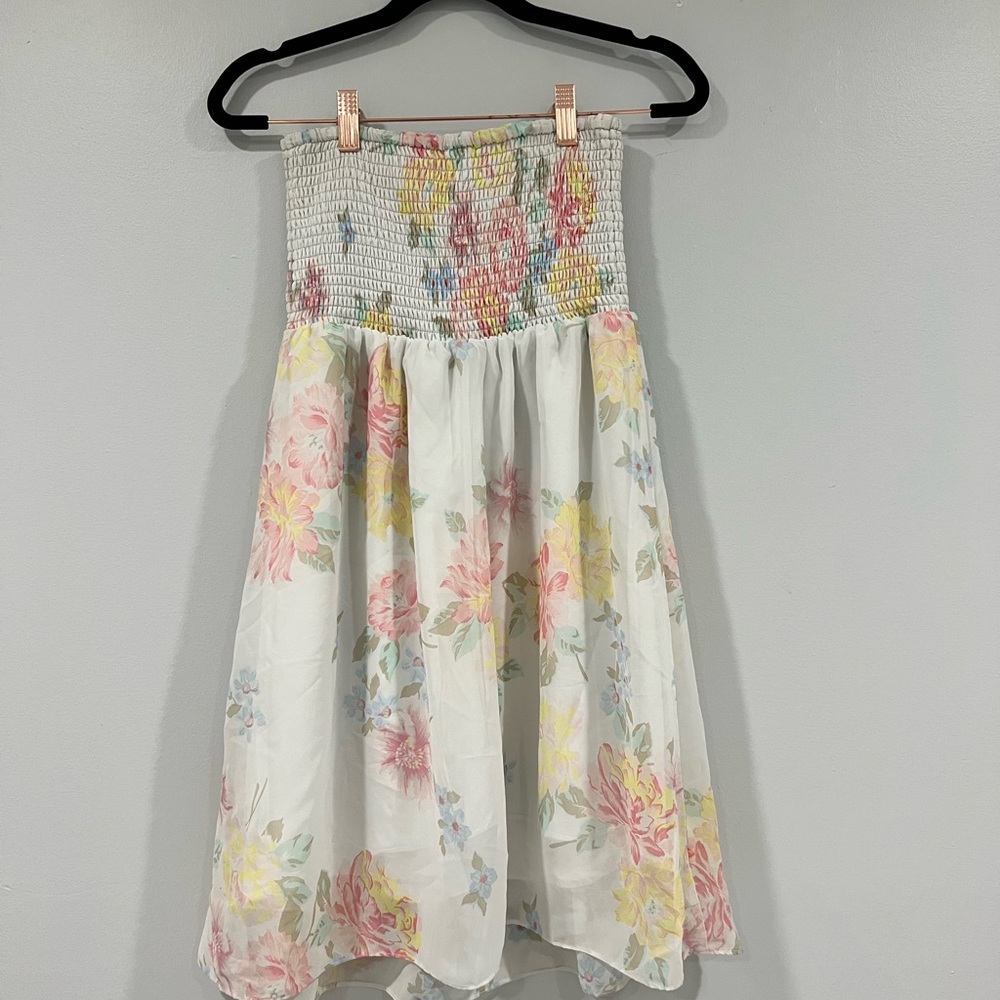 Old navy , women’s floral strapless dress